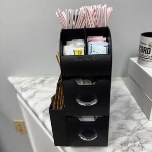 Mind reader coffee supply storage unit